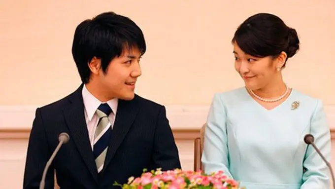 Kei Komuro & Puteri Mako./Copyright hellomagazine.com