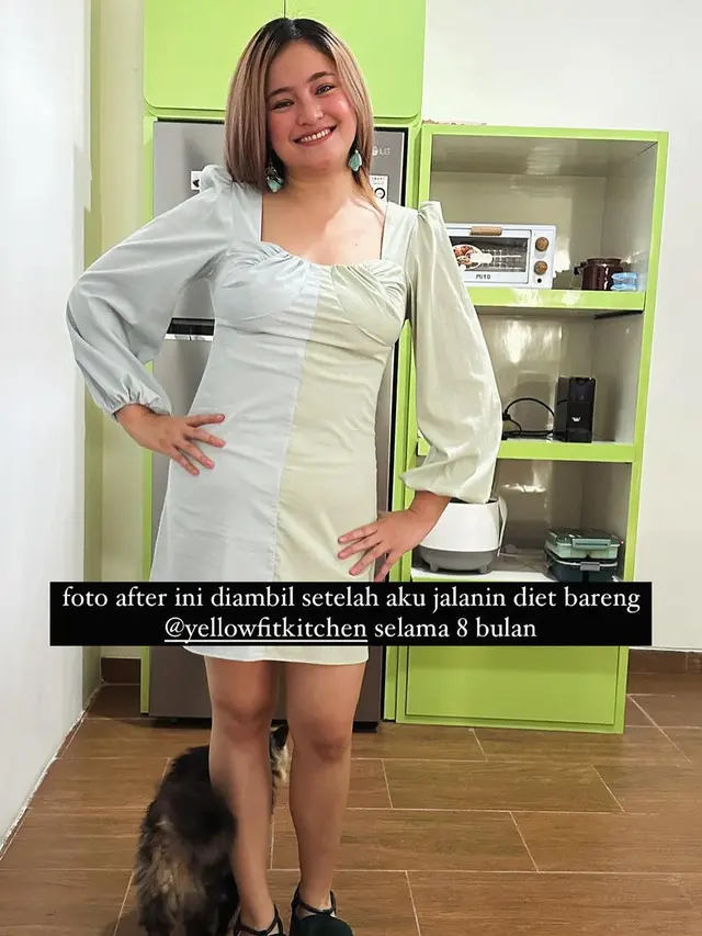 Marshanda berhasil diet (Instagram/marshanda99)