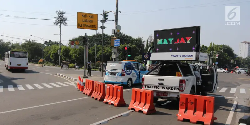 Ada Aksi May Day 2018, Polisi Lakukan Rekayasa Lalu Lintas