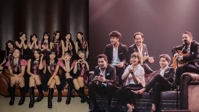 Potret JKT 48 dan Maliq & D'Essentials (Dok. Instagram @jkt48 @maliqmusic)