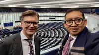 Ketua BKSAP DPR RI, Dr. Fadli Zon, menghadiri pertemuan dialog the 3rd Inter-Regional European Parliament (EP) - ASEAN Inter-Parliamentary Assembly (AIPA) di Strasbourg, Prancis  mengeluarkan statement soal Gaza. (Dok BKSAP DPR RI)