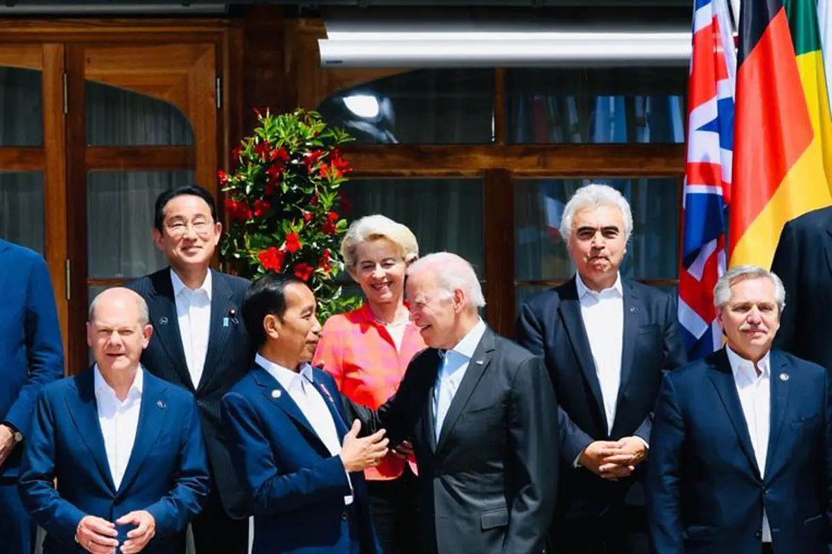 FOTO: Presiden Jokowi Hadiri KTT G7