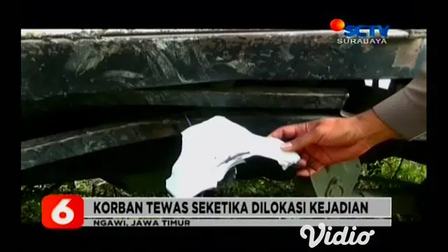 VIDEO: Kendarai Motor Kencang, Pelajar SMA di Ngawi Tewas Menabrak Pick Up