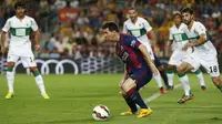 Babak I, Gol Messi Bawa Barca Ungguli Elche