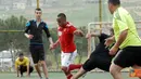 Citizen6, Lebanon: Satgas Batalyon Mekanis Konga XXIII-F/UNIFIL (Indobatt) menggelar turnamen futsal antar tim futsal masyarakat di daerah Al Adaiseh, Selasa (24/4) di lapangan futsal Al Adaiseh, Lebanon Selatan. (Pengirim: Badarudin Bakri)