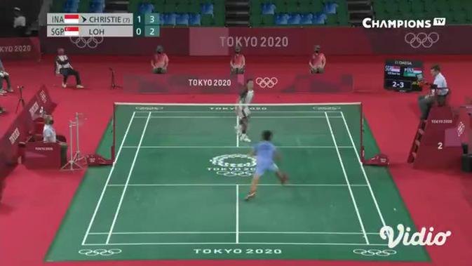 VIDEO: Bulu Tangkis Olimpiade 2020, Jonatan Christie ...