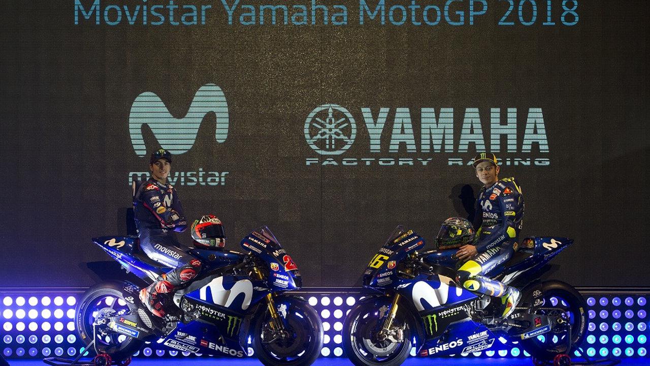 Valentino Rossi, Maverick Vinales, Yamaha YZR-M1 2018