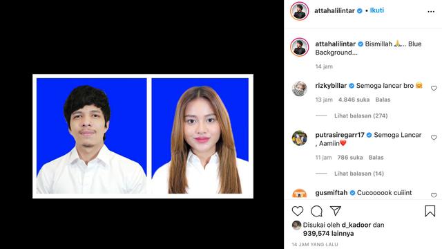 Unggahan Atta Halilintar. (Foto: Instagram @attahalilintar)