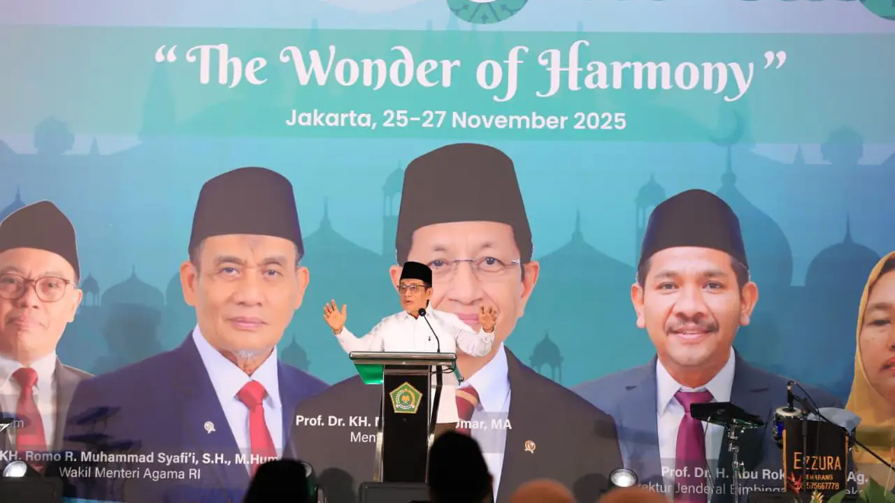 Festival Majelis Taklim Nasional 2025 yang diselenggarakan Direktorat Jenderal Bimbingan Masyarakat Islam Kementerian Agama resmi ditutup oleh Wakil Menteri Agama Romo H. R. Muhammad Syafii. (Istimewa)
