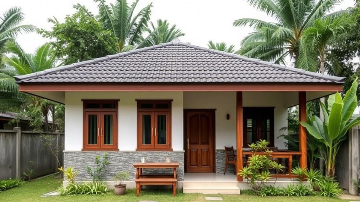 6 Gambar Rumah Sederhana di Desa Ukuran 6x9, Lengkap dengan Teras Mini yang Asri