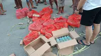 Temuan Besar Ratusan Liter Cap Tikus dan Sianida di Pelabuhan Sangihe