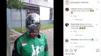 Tak Perlu Makan Odading, Pakai Helm Ini Rasanya Seperti Menjadi Iron Man
