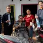 Togap Julius Simanjuntak dari Medan, salah satu pemenang sepeda motor dari Undian FantasTix Point yang digelar Tiket.com