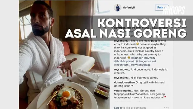 WHOOPS: Gara-gara Nasi Goreng, Mantan Bintang MU Bikin Geger Netizen