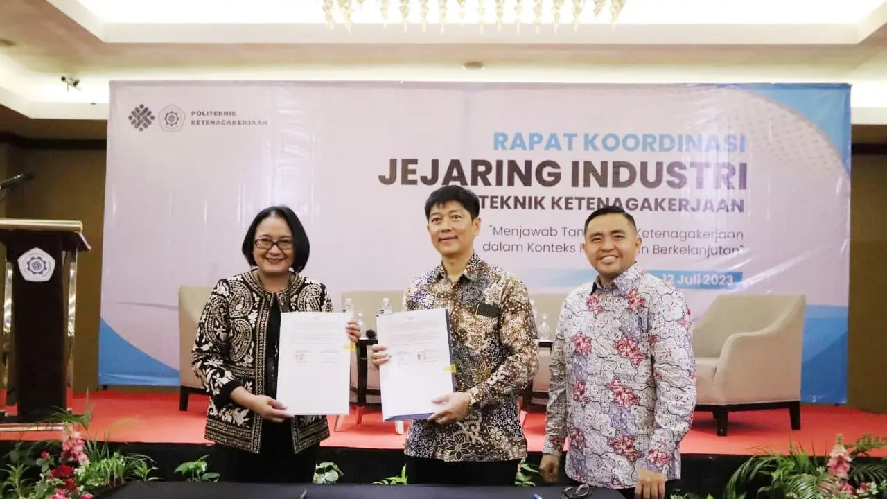 PT Surveyor Indonesia (PTSI) melakukan kerjasama dengan Politeknik Ketenagakerjaan di Batam pada Rabu (13/7/2023).