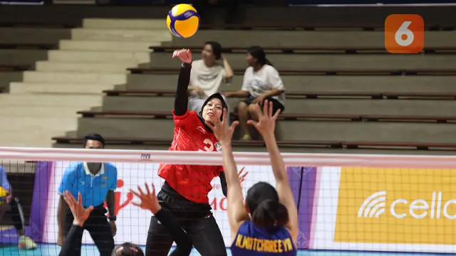 Timnas Bola Voli Putri Indonesia Vs Timnas Bola Voli Putri Thailand di SEA Games 2023