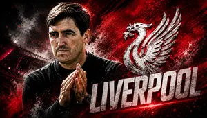 Ilustrasi Andoni Iraola, Liverpool. (Foto by ChatGPT)