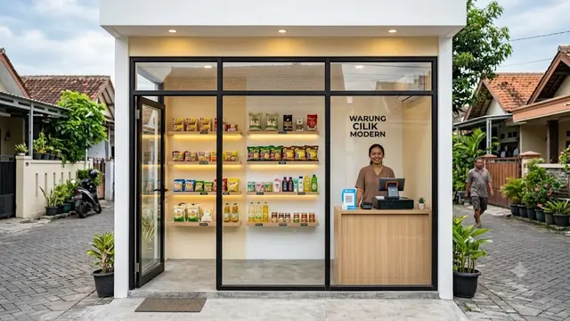 Desain Warung Kecil 1x2 Meter