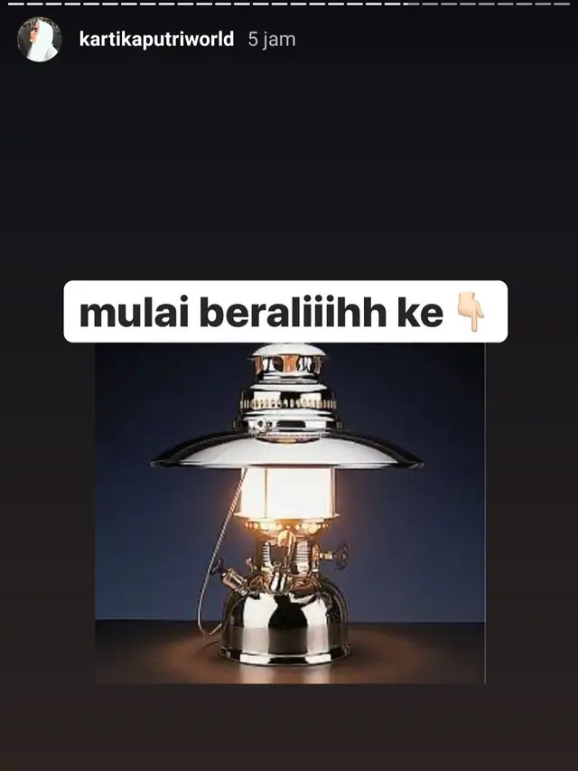 Unggahan Kartika Putri. (Foto: Instagram @kartikaputriworld)