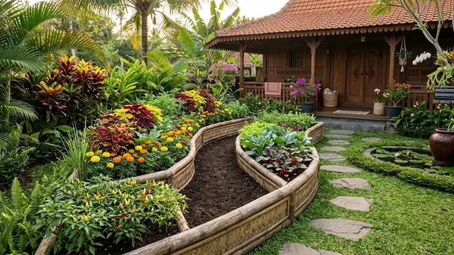 Ide Dekorasi Bedengan Tanaman