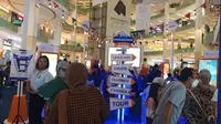 Suasana penyelenggaraan travel fair Dwidayatour Carnival di Jakarta. (dok. Liputan6.com/Dinny Mutiah)