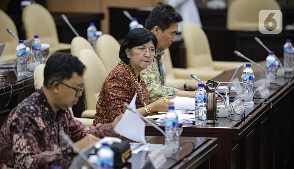 Rapat juga membahas Pokok-Pokok Kebijakan Fiskal (KEM-PPKF) Tahun 2024. (Liputan6.com/Faizal Fanani)