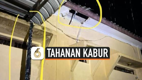 VIDEO: Cara Kabur dari Tahanan Polisi, Jebol Plafon Hingga Gergaji Terali Besi