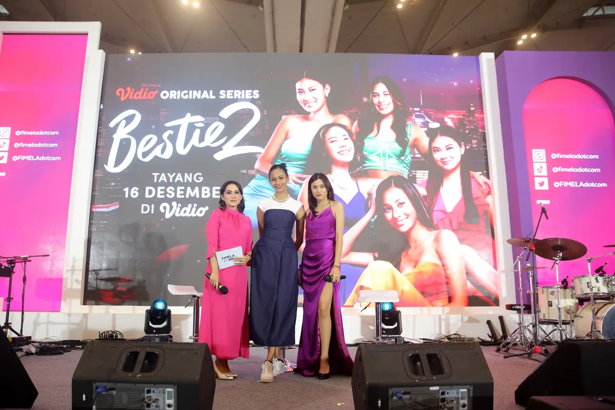 Aurra Kharisma bermain di Vidio series Bestie 2, dia pun mengaku banyak pelajaran yang didapatkannya