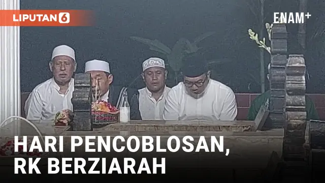 VIDEO: Ridwan Kamil Sholat Subuh dan Ziarah ke Makam Pangeran Jayakarta di Hari Pencoblosan