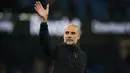 Hasil tersebut membuat Manchester City tak ingin melepaskan gelar Liga Inggris musim ini dengan mudah untuk Arsenal. Mereka kini terpaut dua poin dengan dua laga tersisa. (AP Photo/Ian Hodgson)