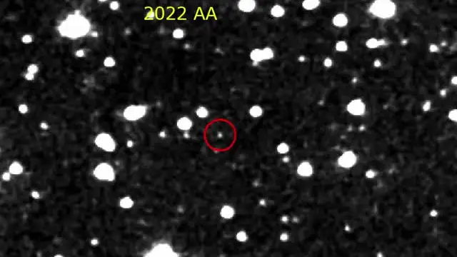 Asteroid 2022 AA