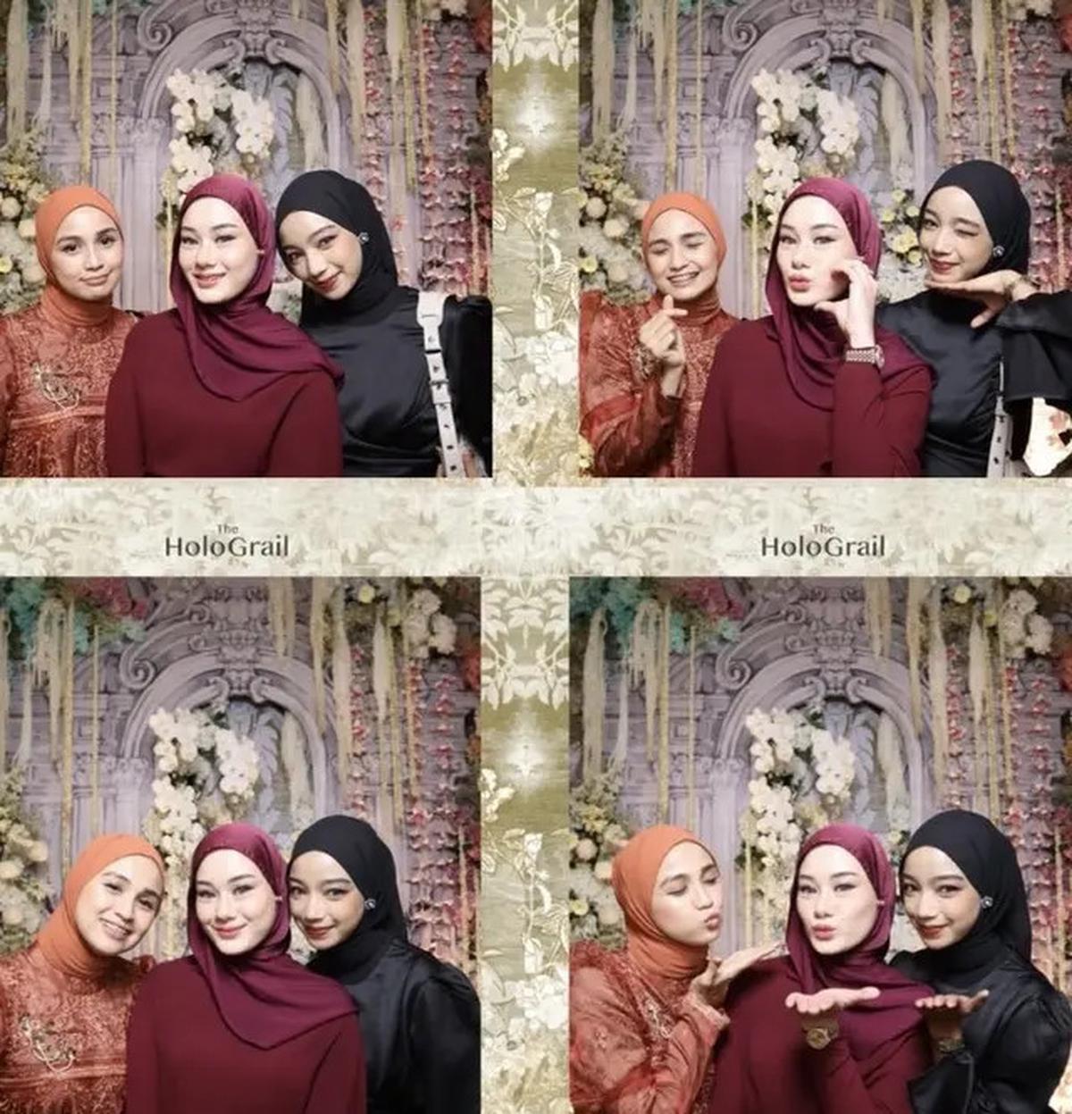 8 OOTD Artis Berhijab saat Hadir di Resepsi Pernikahan Febby Rastanty dan Ajat, dari Shireen Sungkar hingga Alyssa Soebandono