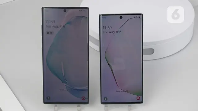Samsung Galaxy Note 10 dan Galaxy Note 10 Plus. Liputan6.com/Istiarto Sigit Nugroho