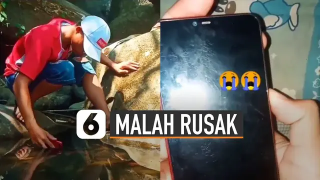 Hal tidak terduga terjadi setelah pemuda itu melakukan aksinya.