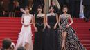 Aespa di Festival film Cannes. (Vianney Le Caer/Invision/AP)