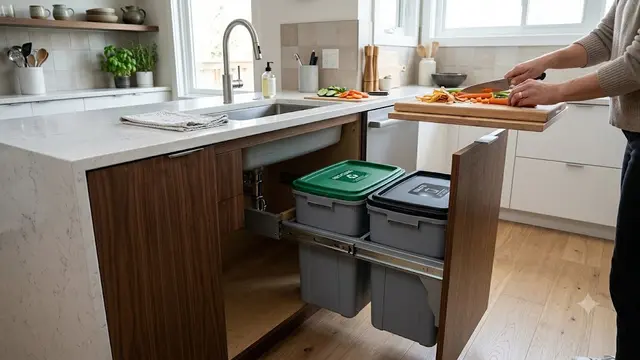 Posisi Tempat Sampah yang Membuat Dapur Lebih Bersih
