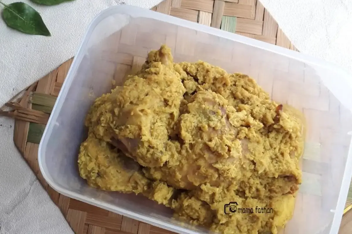 Ilustrasi Ungkep Ayam