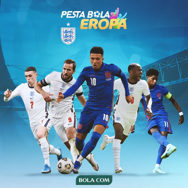 Piala Eropa - Ilustrasi Timnas Inggris