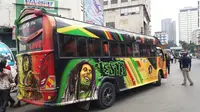 Bus Matatu dengan desain unik 