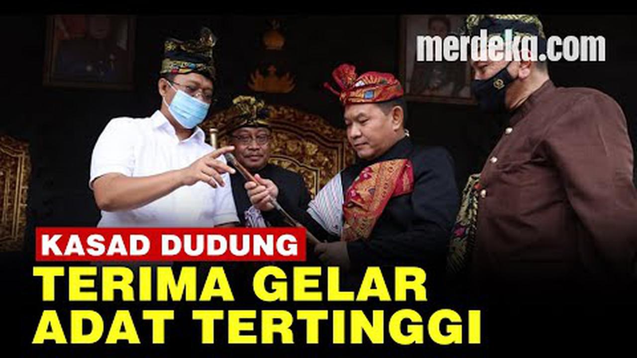 VIDEO: Kasad Jenderal TNI Dudung Dapat Gelar 'Panglima Perang