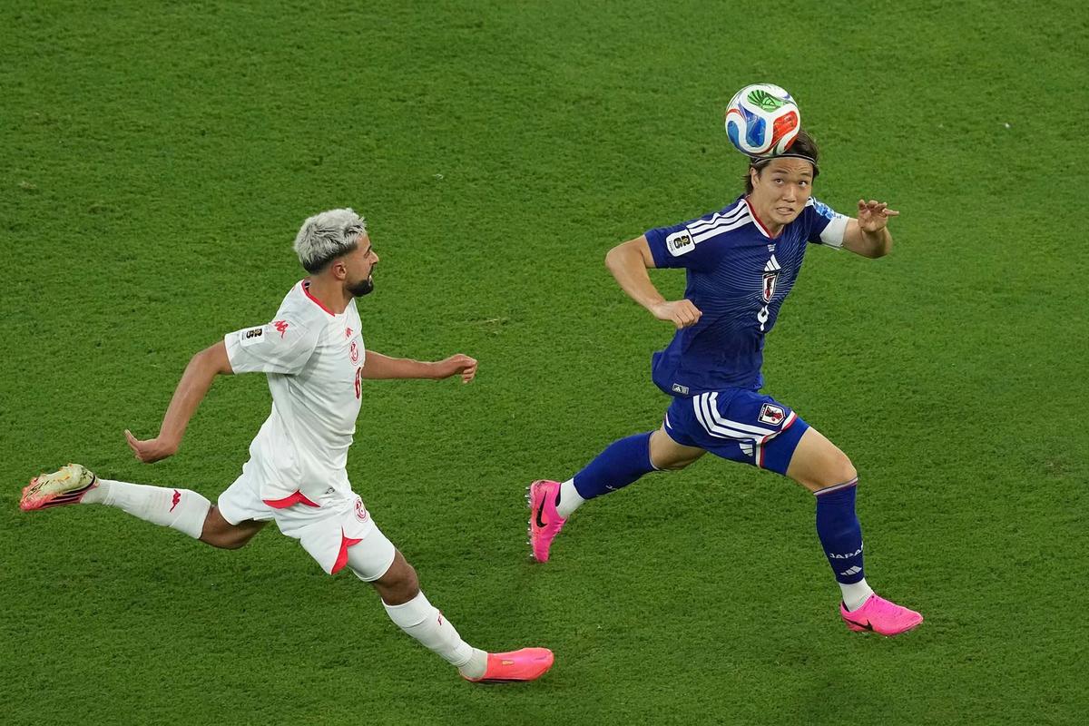 FOTO: Jepang Lolos ke 32 Besar Usai Hajar Tunisia