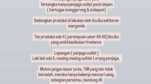Pemilik Kedai Piscok Minta Usaha Tak Dikaitkan Kasus Mutilasi Mantan Karyawan