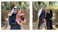 Baby Guzel ikut Margin Wieheerm dan Ali Syakieb ke Madinah, Arab Saudi (Foto: Instagram guzelimalisyakieb)