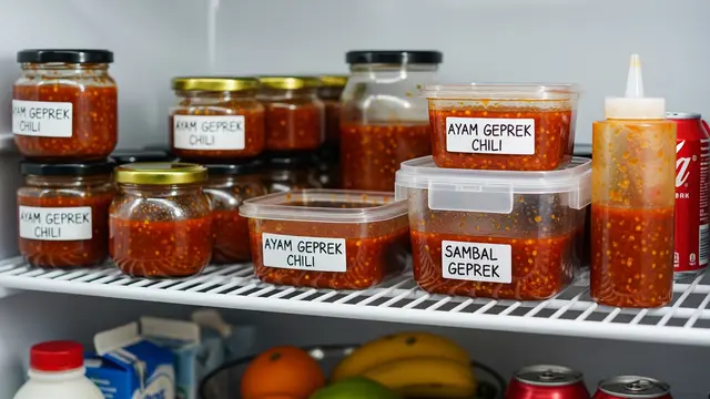 Cara Menyimpan Sambal