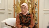 Menaker Ida Fauziyah ketika melakukan pertemuan dengan Duta Besar Libya untuk Indonesia Zakarya Muhammad Mustafa El-Moghrabi, di kantor Kemnaker Jakarta, Selasa (21/5/2024).