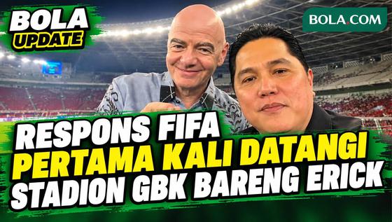 Ditemani Erick Thohir, Momen Presiden FIFA Pertama Kali Datangi Stadion GBK: Siapa Paling Terkenal?