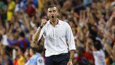 Luis Enrique adalah mantan pemain dan sekarang menjadi arsitek Barcelona. (AFP/Quique Garcia)