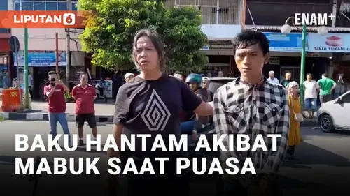 VIDEO: Mabuk saat Puasa, Dua Pemuda di Padang Baku Hantam