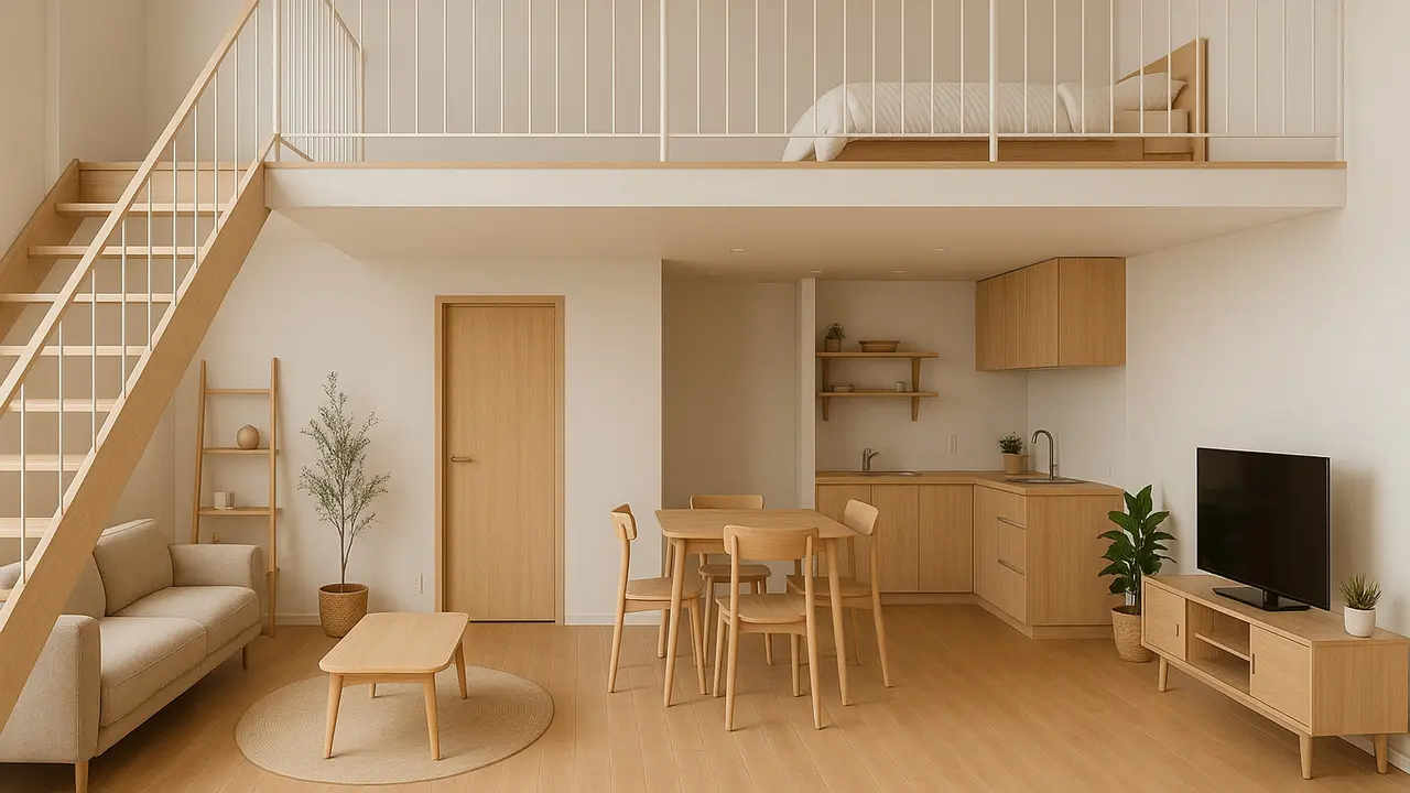 Gambar Rumah Mezzanine Sederhana Minimalis/Ilustrasi AI