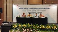 Rapat Umum Pemegang Saham Tahunan (RUPST) PT Lotte Chemical Titan Tbk (FPNI), Jumat (28/6/2024). (Foto: Liputan6.com/Gagas YP)
